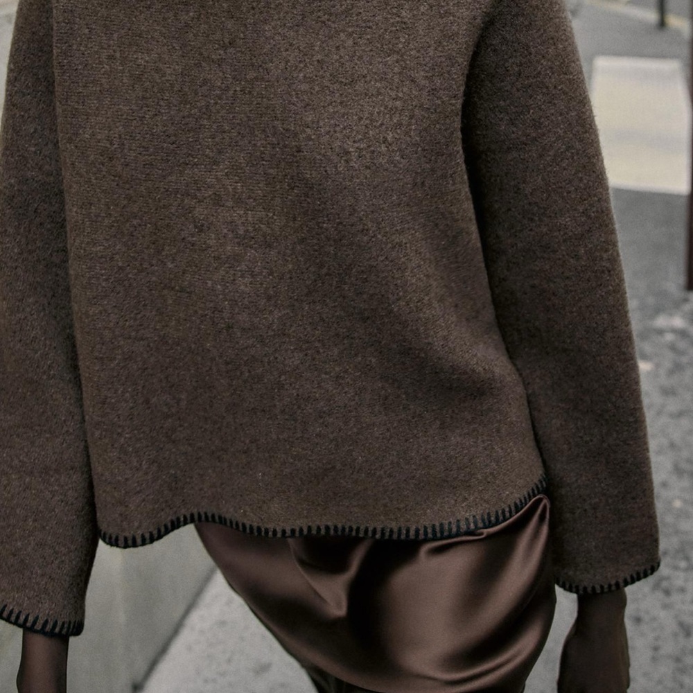 ZARA Contrast Sweater